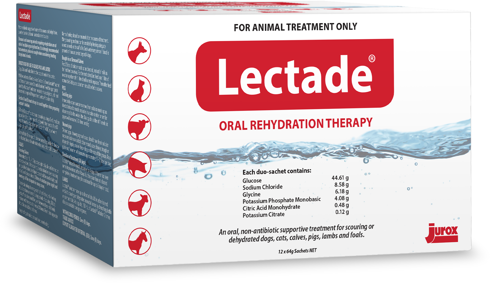 Lectade Oral Rehydration Therapy Sachets 12-pack